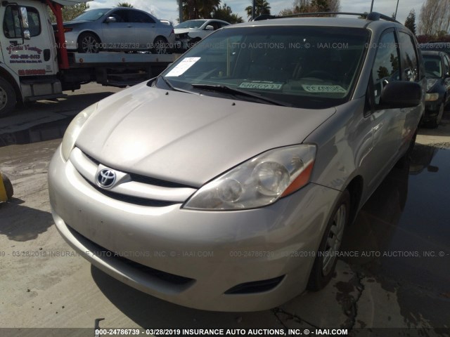 5TDZA23C76S400035 - 2006 TOYOTA SIENNA CE/LE SILVER photo 2