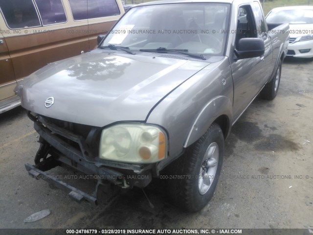 1N6DD26T04C458335 - 2004 NISSAN FRONTIER KING CAB XE SILVER photo 2