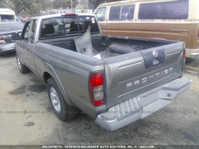 1N6DD26T04C458335 - 2004 NISSAN FRONTIER KING CAB XE SILVER photo 3