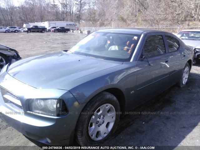 2B3KA43G76H348549 - 2006 DODGE CHARGER SE/SXT GRAY photo 2