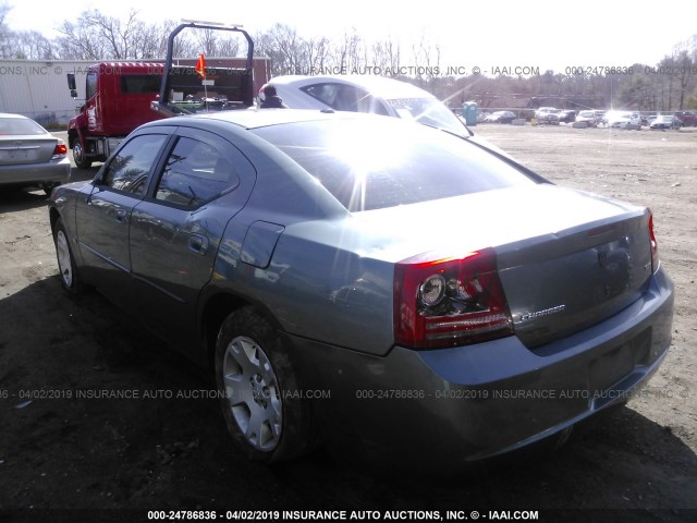 2B3KA43G76H348549 - 2006 DODGE CHARGER SE/SXT GRAY photo 3