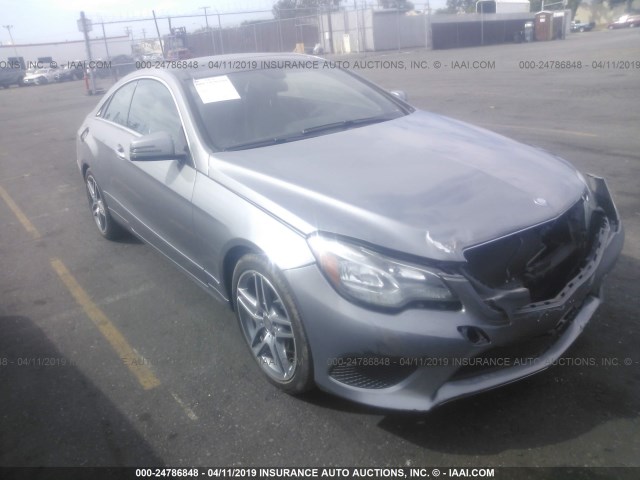 WDDKJ5KB5EF282471 - 2014 MERCEDES-BENZ E 350 GRAY photo 1