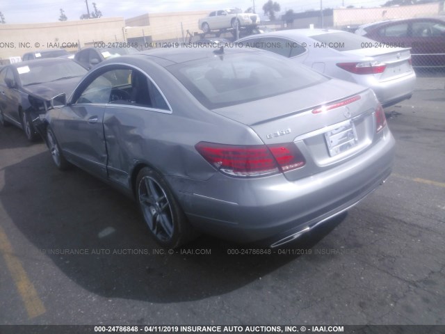 WDDKJ5KB5EF282471 - 2014 MERCEDES-BENZ E 350 GRAY photo 3