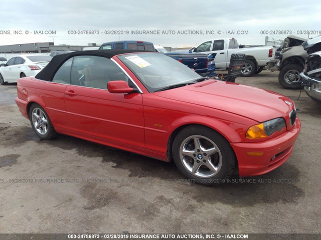 WBABR3342YEA82956 - 2000 BMW 323 CI RED photo 1