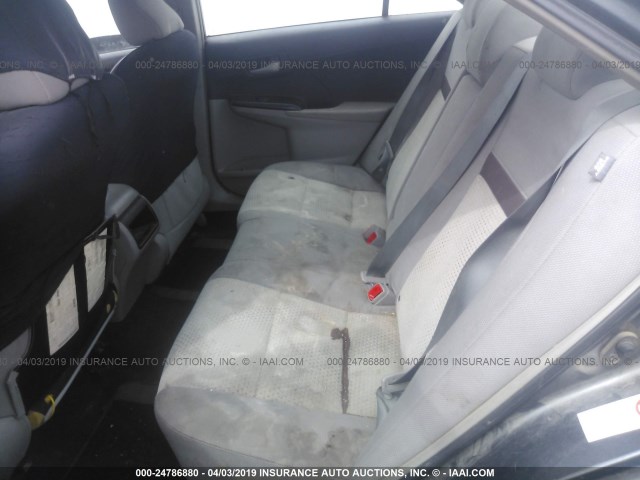 4T1BF1FK7DU648158 - 2013 TOYOTA CAMRY L/SE/LE/XLE GRAY photo 8