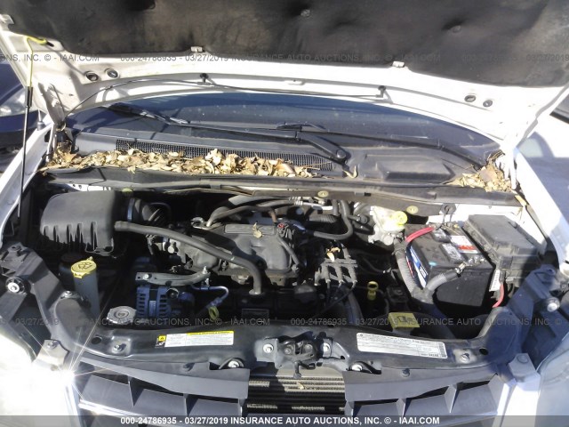 2A4RR4DE6AR344380 - 2010 CHRYSLER TOWN & COUNTRY LX WHITE photo 10