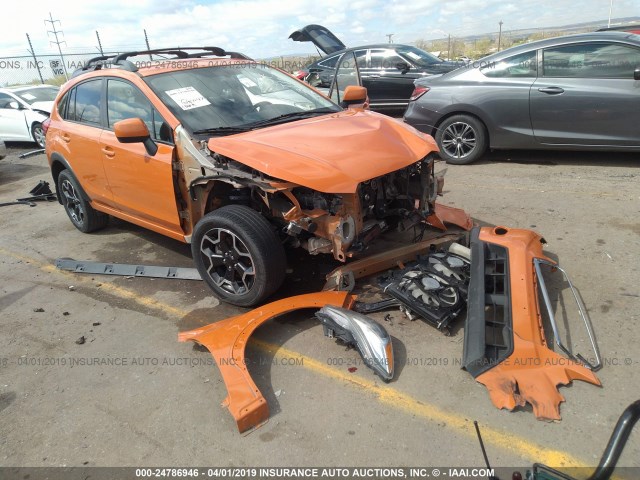 JF2GPACC9E8305397 - 2014 SUBARU XV CROSSTREK 2.0 PREMIUM ORANGE photo 1