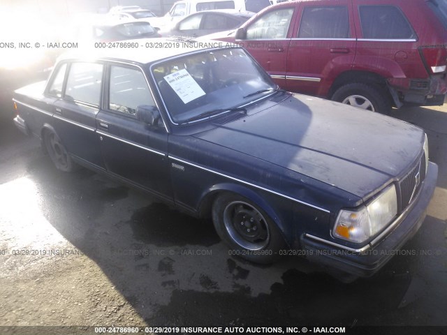 YV1AX8843K1349179 - 1989 VOLVO 244 DL/GL BLUE photo 1