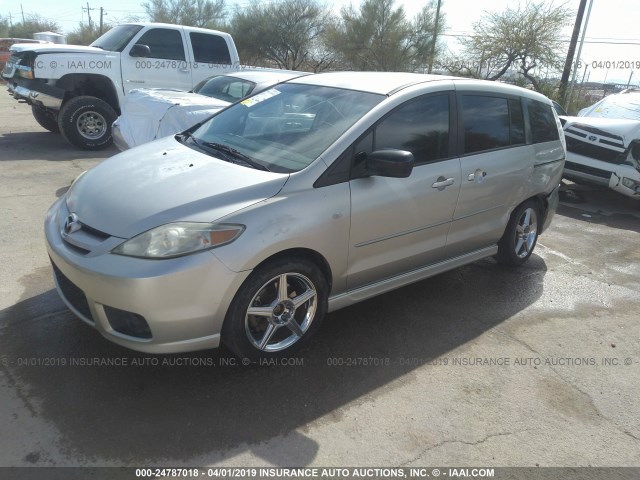 JM1CR29L260115591 - 2006 MAZDA 5 SILVER photo 2