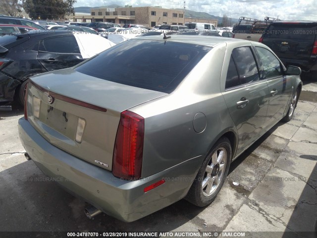 1G6DW677050222862 - 2005 CADILLAC STS GREEN photo 4