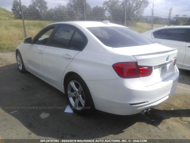 WBA3C1C55FK122879 - 2015 BMW 328 I SULEV WHITE photo 3