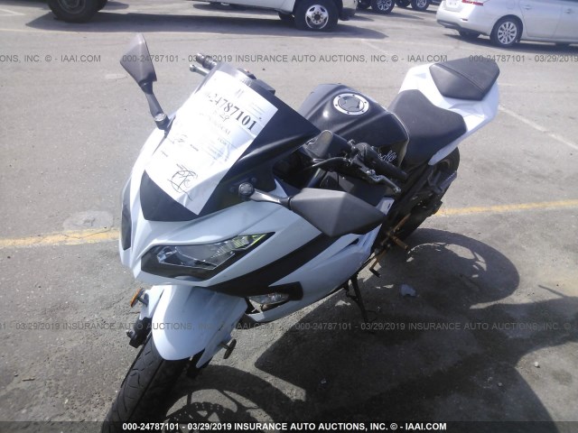 JKAEX8A1XEA007007 - 2014 KAWASAKI EX300 A WHITE photo 2