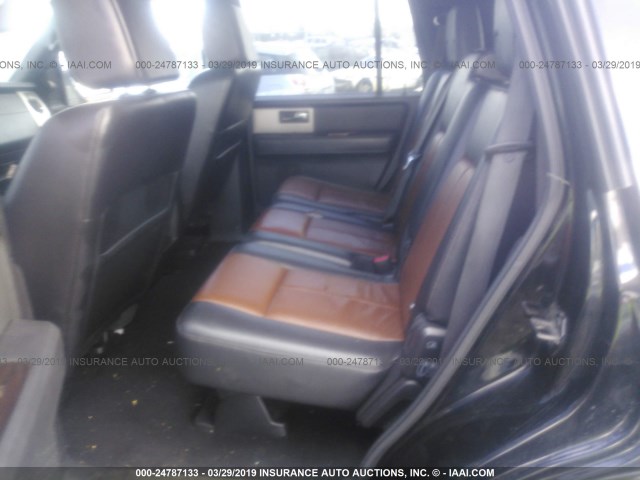 1FMFU20527LA54314 - 2007 FORD EXPEDITION LIMITED BLACK photo 8