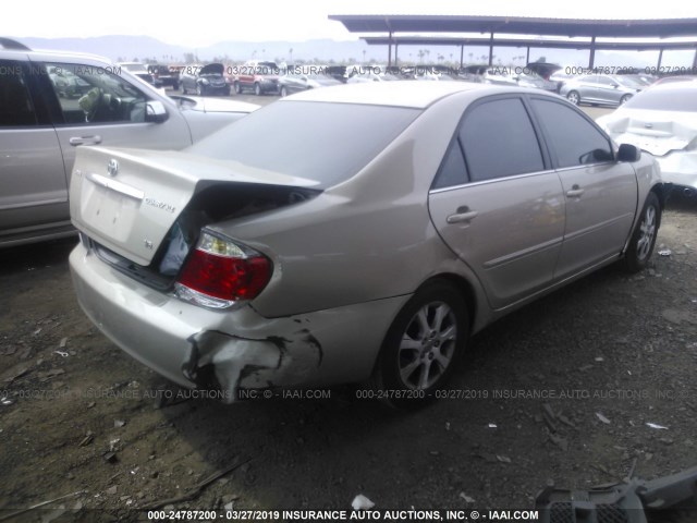 4T1BF32K65U097028 - 2005 TOYOTA CAMRY LE/XLE/SE TAN photo 4