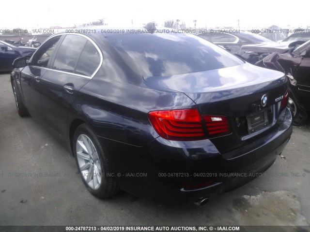 WBA5B1C52FG128444 - 2015 BMW 535 I Dark Blue photo 3