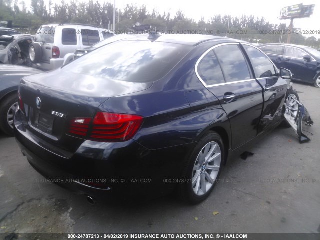 WBA5B1C52FG128444 - 2015 BMW 535 I Dark Blue photo 4