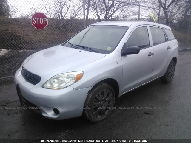 2T1LR32E45C500818 - 2005 TOYOTA COROLLA MATRIX XR SILVER photo 2