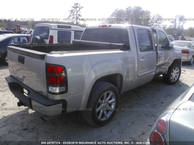 2GTEK638781257502 - 2008 GMC NEW SIERRA K1500 DENALI SILVER photo 4