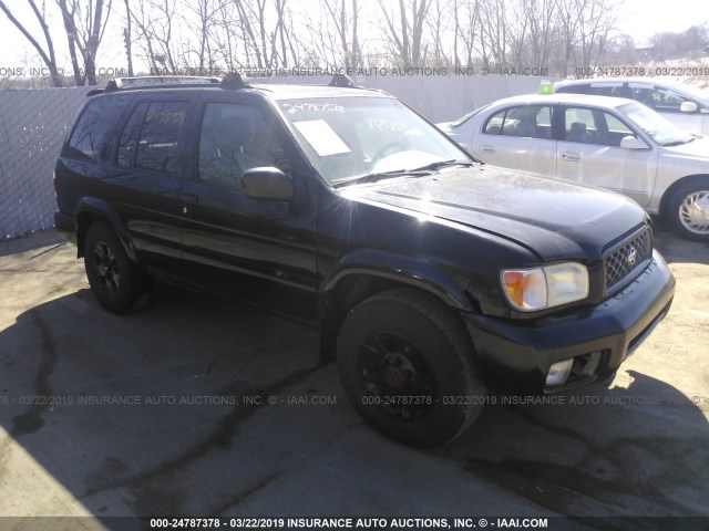 JN8AR07Y5YW426611 - 2000 NISSAN PATHFINDER LE/SE/XE BLACK photo 1