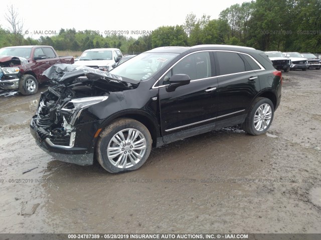 1GYKNFRS9KZ156726 - 2019 CADILLAC XT5 PREMIUM LUXURY BLACK photo 2