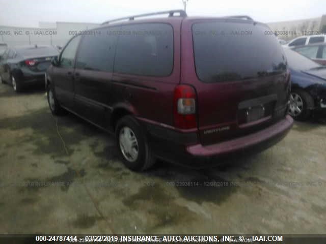 1GNDV33EX5D120908 - 2005 CHEVROLET VENTURE LT MAROON photo 3