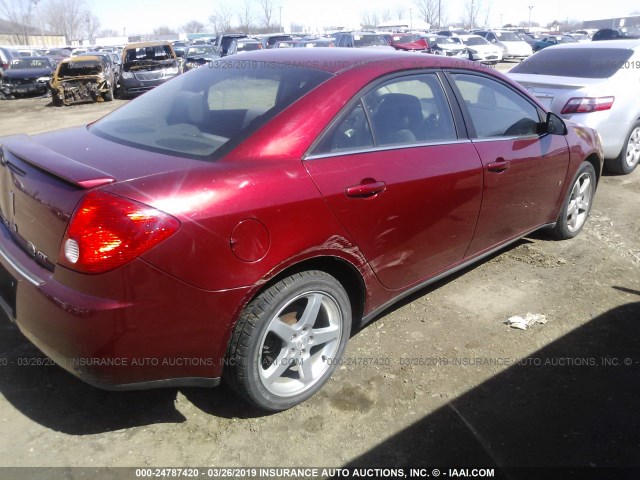 1G2ZH57N194159165 - 2009 PONTIAC G6 GT RED photo 4