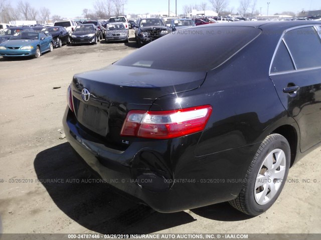 4T4BE46K29R074652 - 2009 TOYOTA CAMRY SE/LE/XLE BLACK photo 6