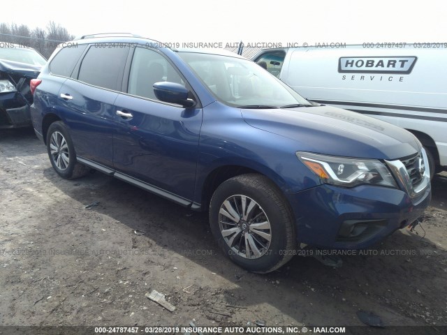 5N1DR2MM6KC581422 - 2019 NISSAN PATHFINDER S/SL/SV/PLATINUM 蓝色 照片 1