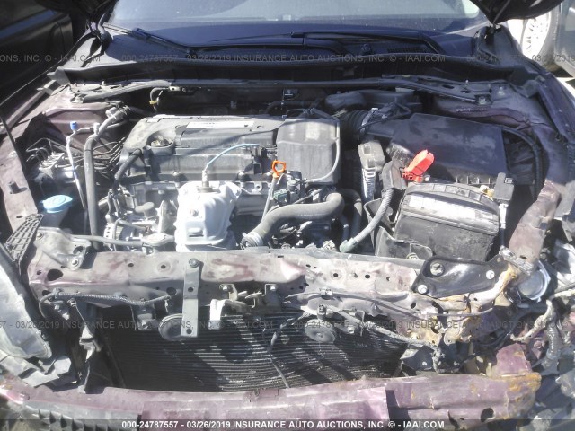 1HGCR2F52FA098485 - 2015 HONDA ACCORD MAROON photo 10