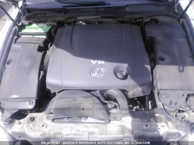 JTHBK262785071586 - 2008 LEXUS IS 250 WHITE photo 10