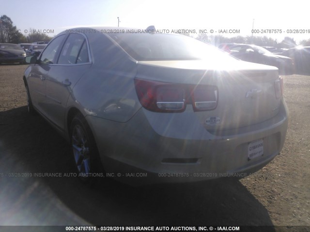1G11C5SL5EF106621 - 2014 CHEVROLET MALIBU 1LT ვერცხლისფერი ფოტო 3