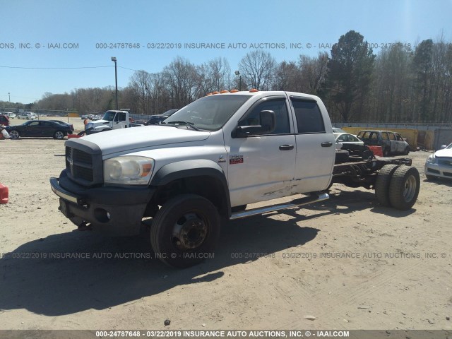 3D6WC78A38G238983 - 2008 DODGE RAM 5500 ST/SLT/LARAMIE WHITE photo 2