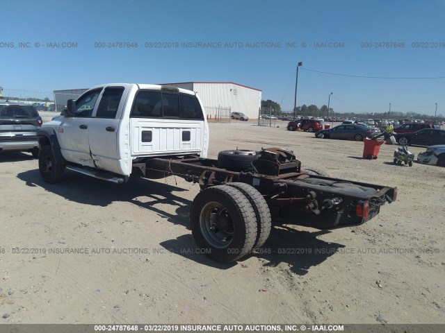 3D6WC78A38G238983 - 2008 DODGE RAM 5500 ST/SLT/LARAMIE WHITE photo 3