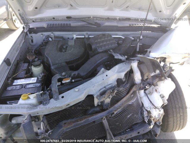 1N6DD26S32C333107 - 2002 NISSAN FRONTIER KING CAB XE SILVER photo 10