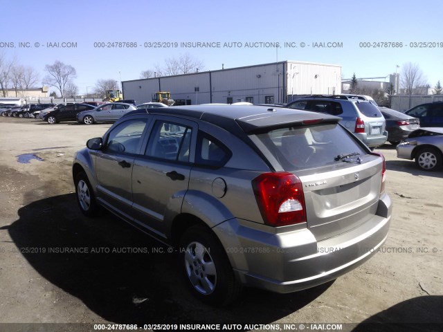 1B3HB28B48D670803 - 2008 DODGE CALIBER GOLD photo 3