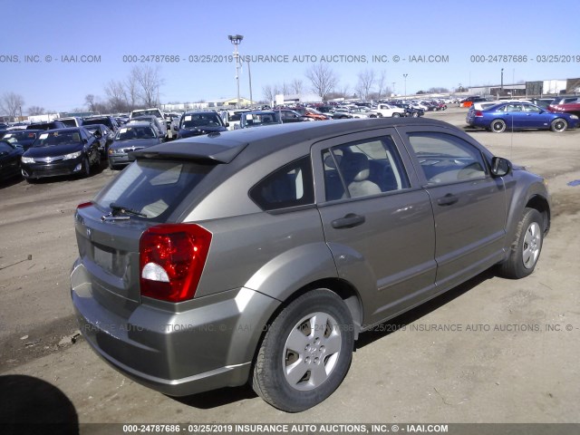 1B3HB28B48D670803 - 2008 DODGE CALIBER GOLD photo 4