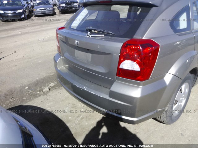 1B3HB28B48D670803 - 2008 DODGE CALIBER GOLD photo 6