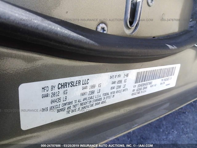 1B3HB28B48D670803 - 2008 DODGE CALIBER GOLD photo 9