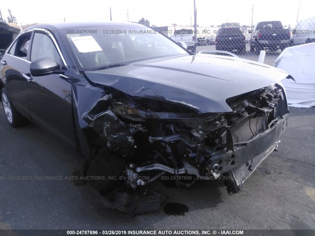 1G6AA5RA3F0107601 - 2015 CADILLAC ATS GRAY photo 6