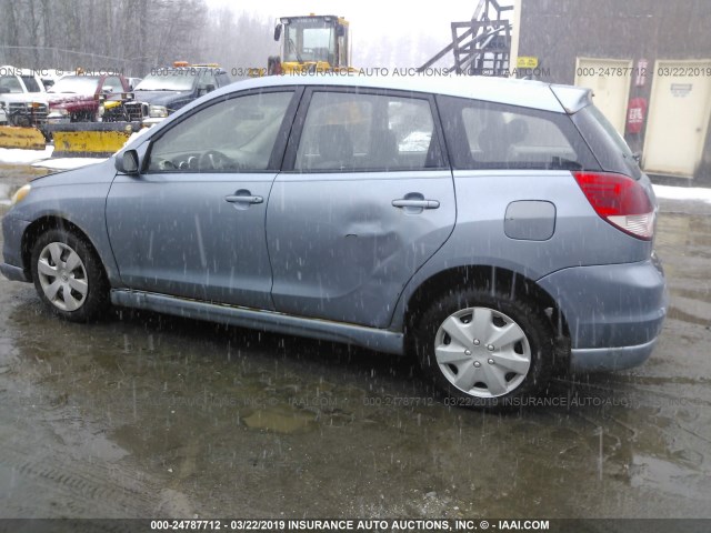 2T1LR32E03C076423 - 2003 TOYOTA COROLLA MATRIX  BLUE photo 3