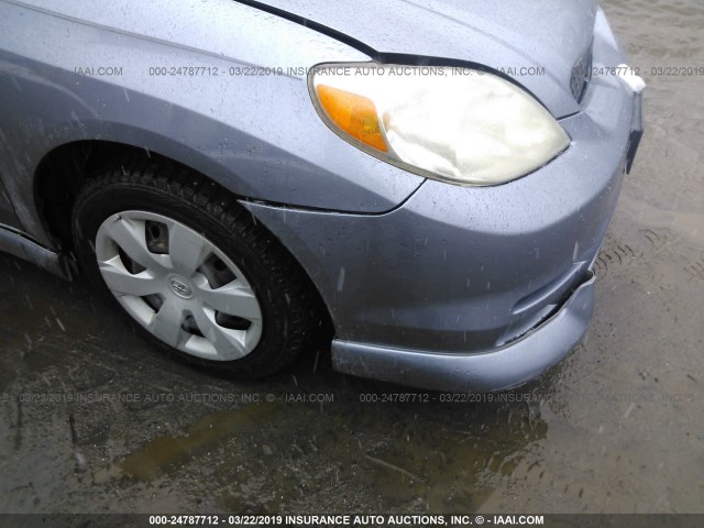 2T1LR32E03C076423 - 2003 TOYOTA COROLLA MATRIX  BLUE photo 6