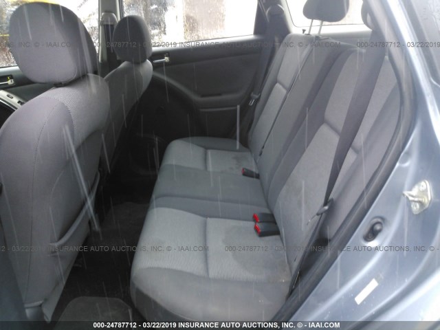 2T1LR32E03C076423 - 2003 TOYOTA COROLLA MATRIX  BLUE photo 8