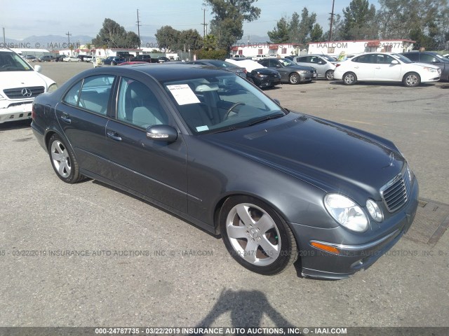 WDBUF56J36A897538 - 2006 MERCEDES-BENZ E GRAY photo 1