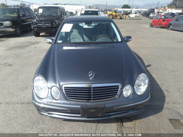 WDBUF56J36A897538 - 2006 MERCEDES-BENZ E GRAY photo 6