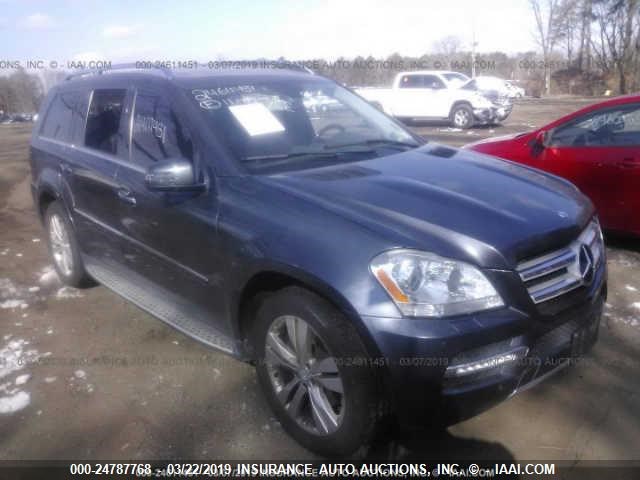 4JGBF7BE9BA629869 - 2011 MERCEDES-BENZ GL 450 4MATIC SILVER photo 1