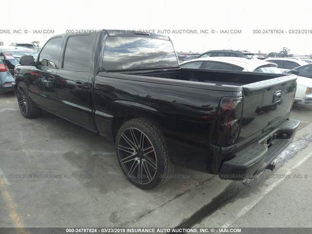 2GCEC13T261199008 - 2006 CHEVROLET SILVERADO C1500 BLACK photo 3