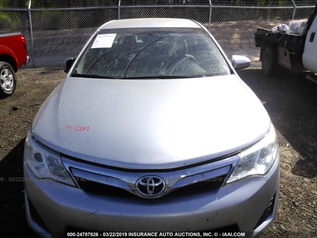 4T4BF1FK5CR158547 - 2012 TOYOTA CAMRY SE/LE/XLE 银色 照片 6