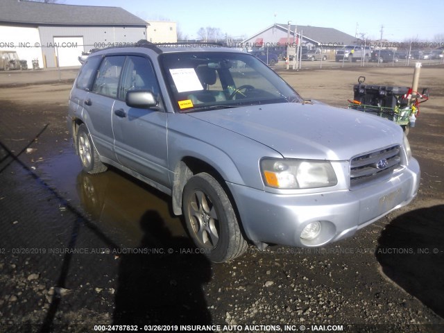 JF1SG65694H739918 - 2004 SUBARU FORESTER 2.5XS SILVER photo 1