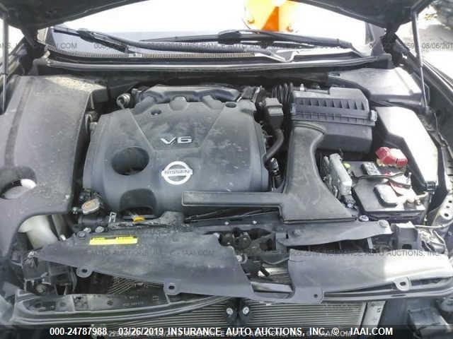 1N4AA5AP5EC911656 - 2014 NISSAN MAXIMA S/SV BLACK photo 10