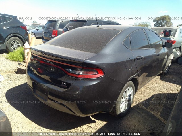 1C3CDFBB4ED693212 - 2014 DODGE DART SXT GRAY photo 4